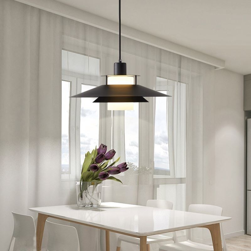 Lampă suspendată nordică din aluminiu Plafon modern minimalist