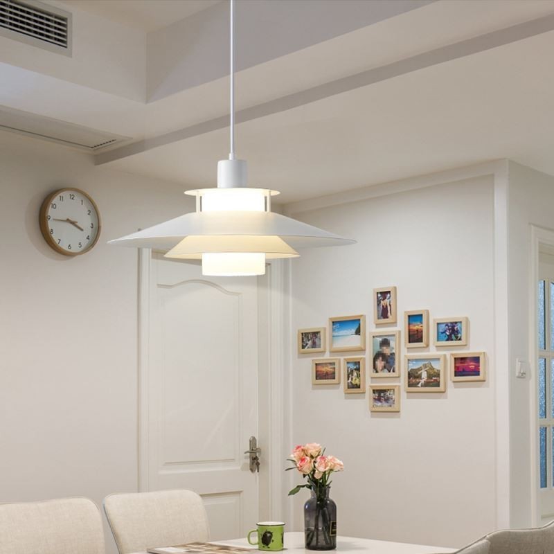 Lampă suspendată nordică din aluminiu Plafon modern minimalist