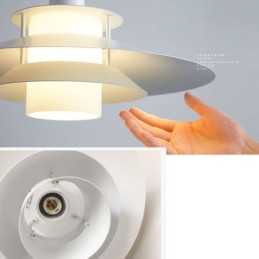 Lampă suspendată nordică din aluminiu Plafon modern minimalist
