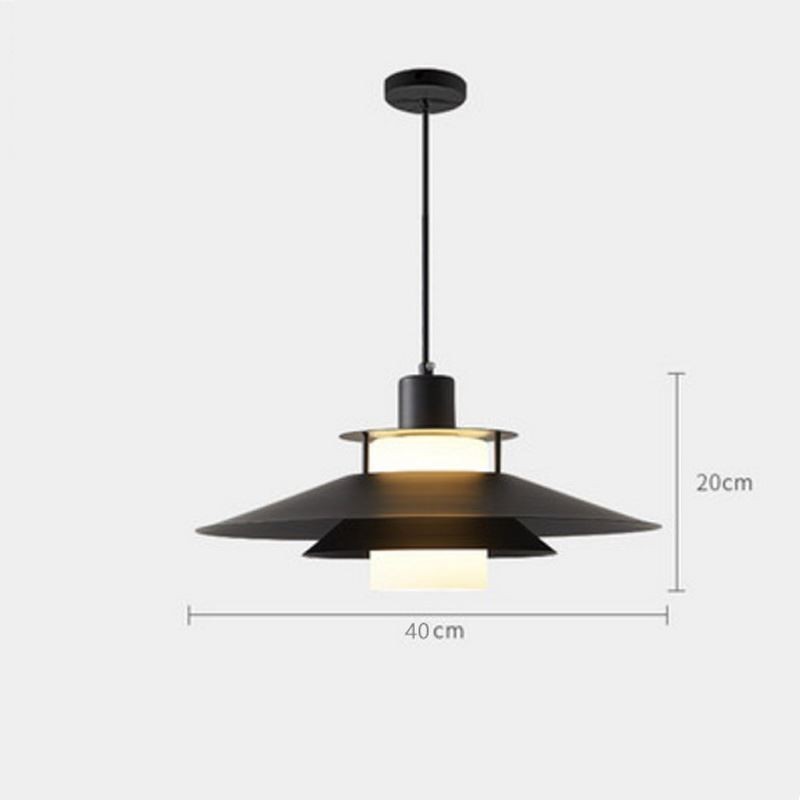 Lampă suspendată nordică din aluminiu Plafon modern minimalist