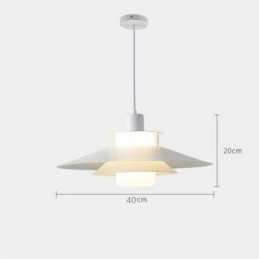 Lampă suspendată nordică din aluminiu Plafon modern minimalist