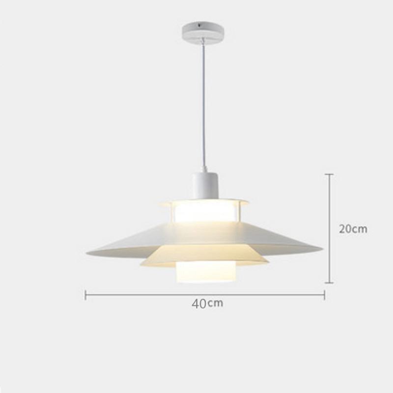 Lampă suspendată nordică din aluminiu Plafon modern minimalist