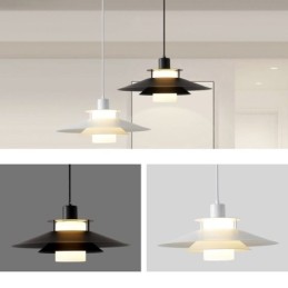 Lampă suspendată nordică din aluminiu Plafon modern minimalist