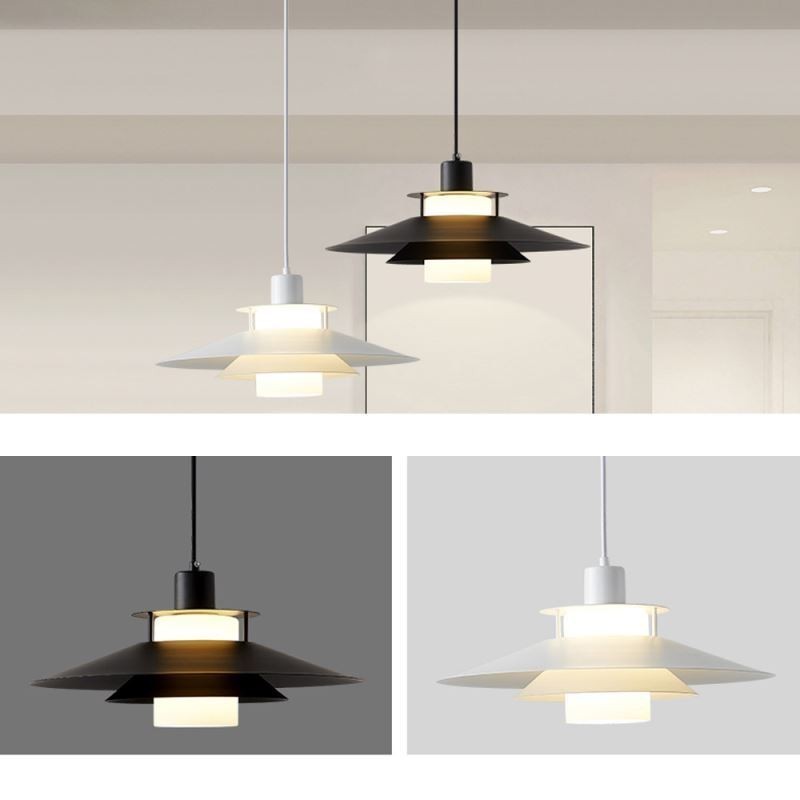 Lampă suspendată nordică din aluminiu Plafon modern minimalist