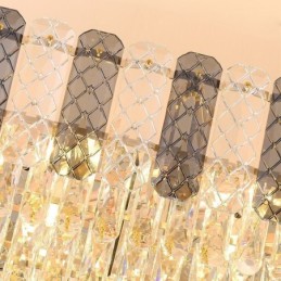 Lampă suspendată modernă din cristal Lampă suspendată ovală de lux