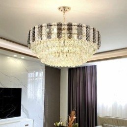 Plafoniera din cristal european de lux