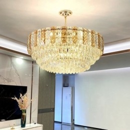 Plafoniera din cristal european de lux