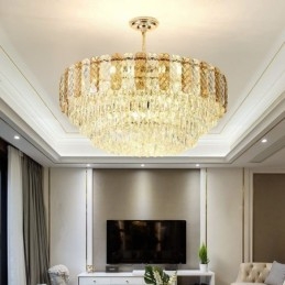 Plafoniera din cristal european de lux