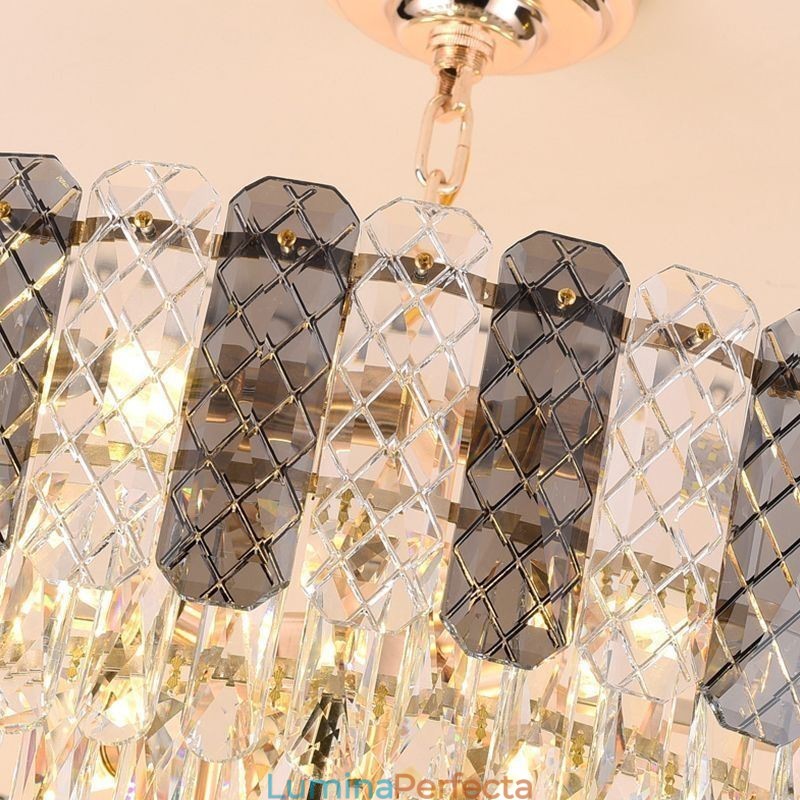 Plafoniera din cristal european de lux