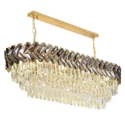 Plafoniera ovală de lux din cristal european