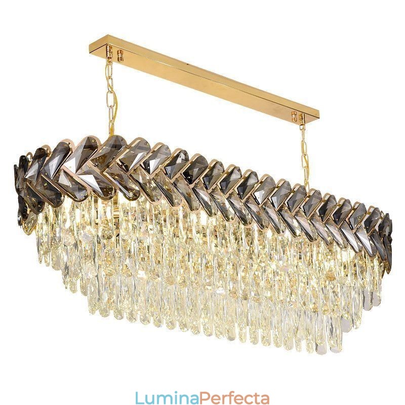 Plafoniera ovală de lux din cristal european