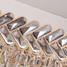 Plafoniera ovală de lux din cristal european
