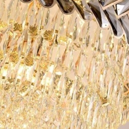Plafoniera din cristal de aur