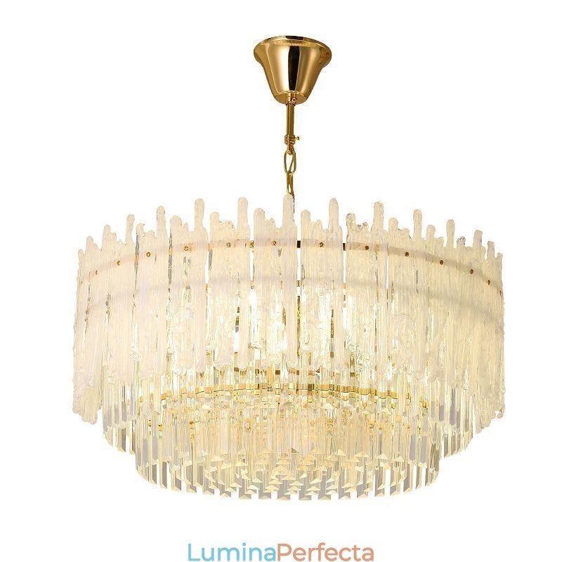 Plafoniera rotundă de cristal Coral Pendant