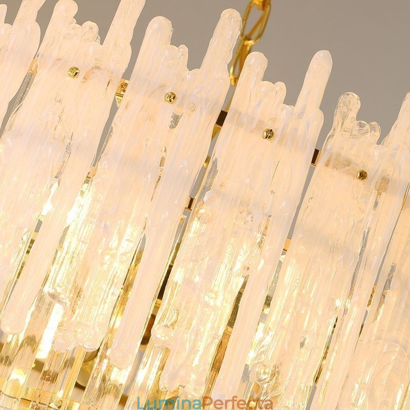 Plafoniera rotundă de cristal Coral Pendant