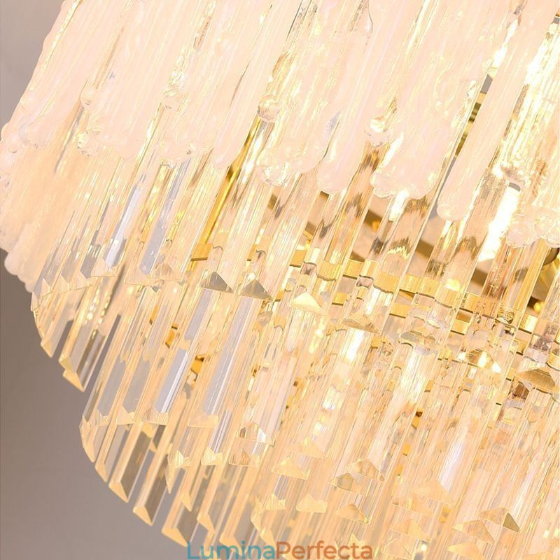 Plafoniera rotundă de cristal Coral Pendant