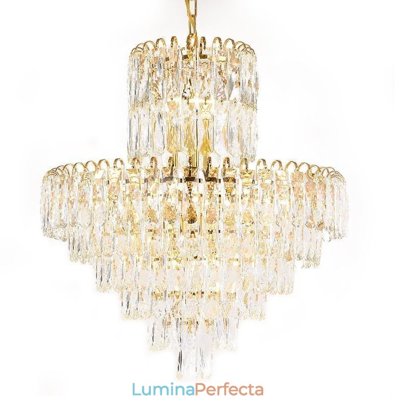 Lumină suspendată din cristal modernă Plafoniere contemporane