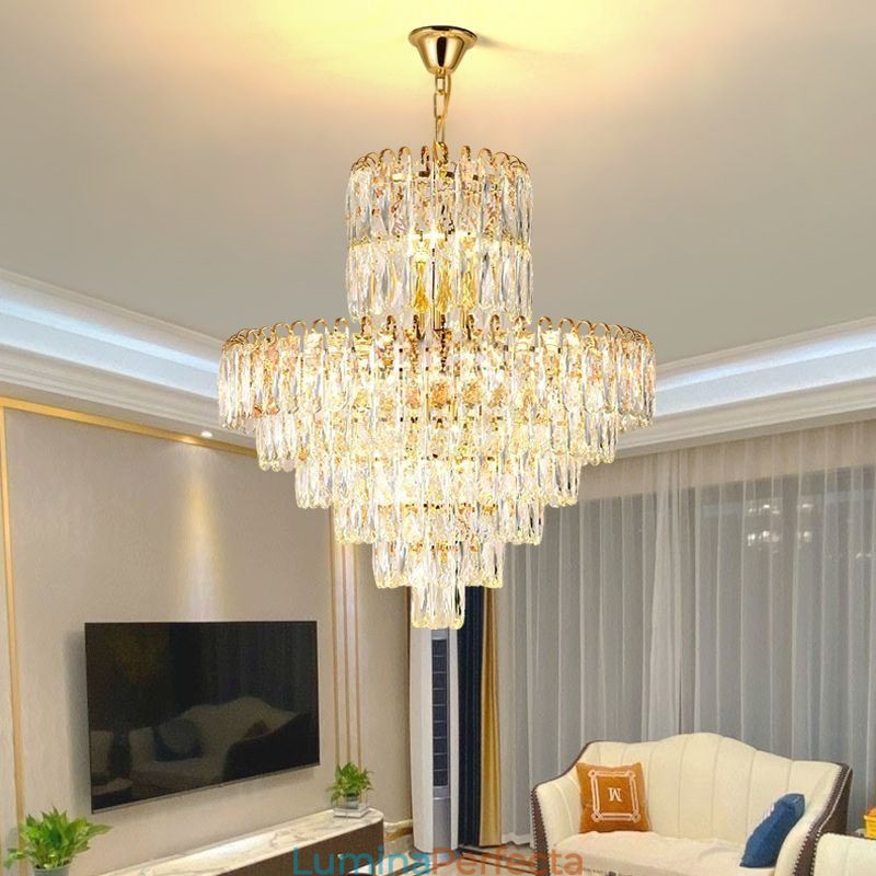 Lumină suspendată din cristal modernă Plafoniere contemporane
