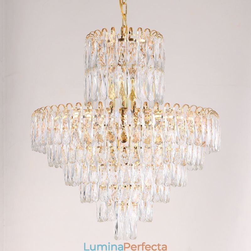 Lumină suspendată din cristal modernă Plafoniere contemporane