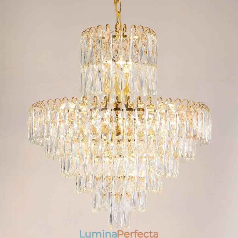 Lumină suspendată din cristal modernă Plafoniere contemporane