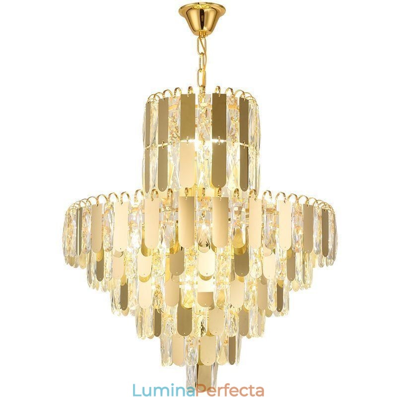 Lumină suspendată din cristal modernă Plafoniere contemporane