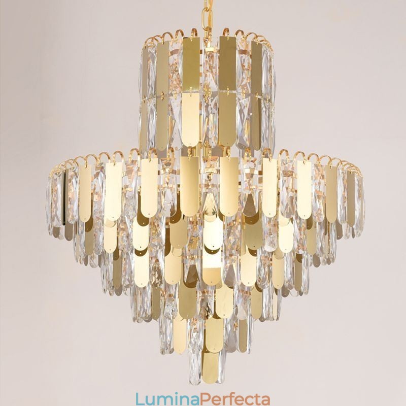 Lumină suspendată din cristal modernă Plafoniere contemporane