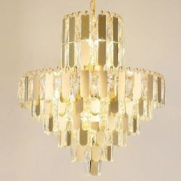 Lumină suspendată din cristal modernă Plafoniere contemporane