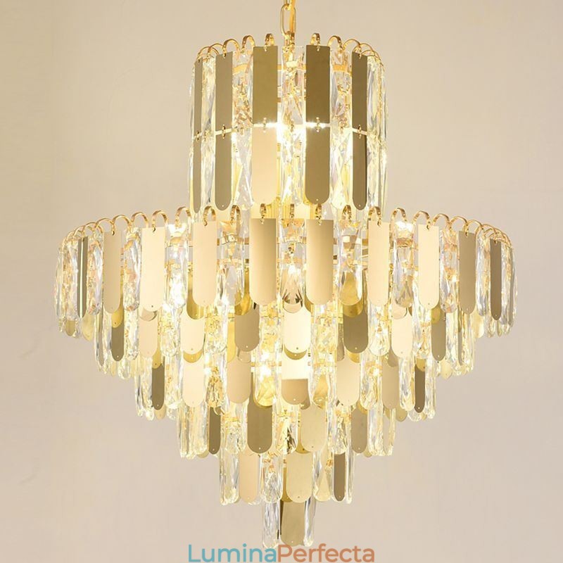 Lumină suspendată din cristal modernă Plafoniere contemporane