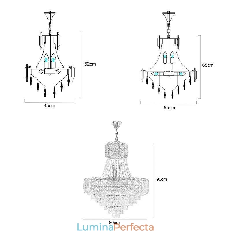 Lumină suspendată modernă din cristal Corp de iluminat rotund de tavan