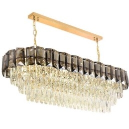 Lampă suspendată cu cristal K9 Lampă suspendată ovală de lux
