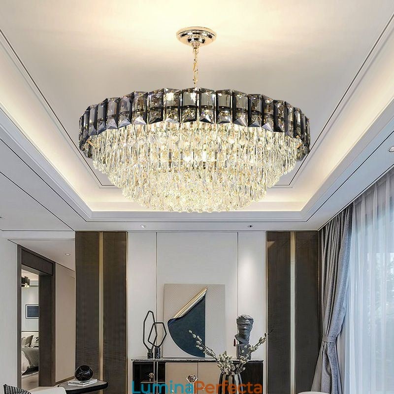 Lumini suspendate din cristal Corpuri de plafoniere contemporane