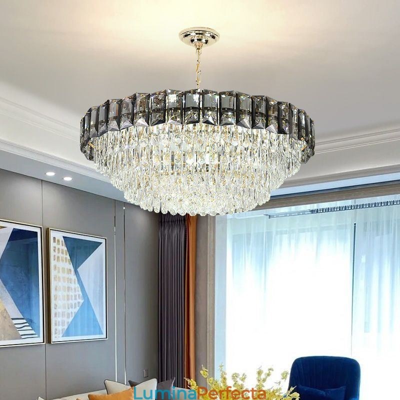Lumini suspendate din cristal Corpuri de plafoniere contemporane