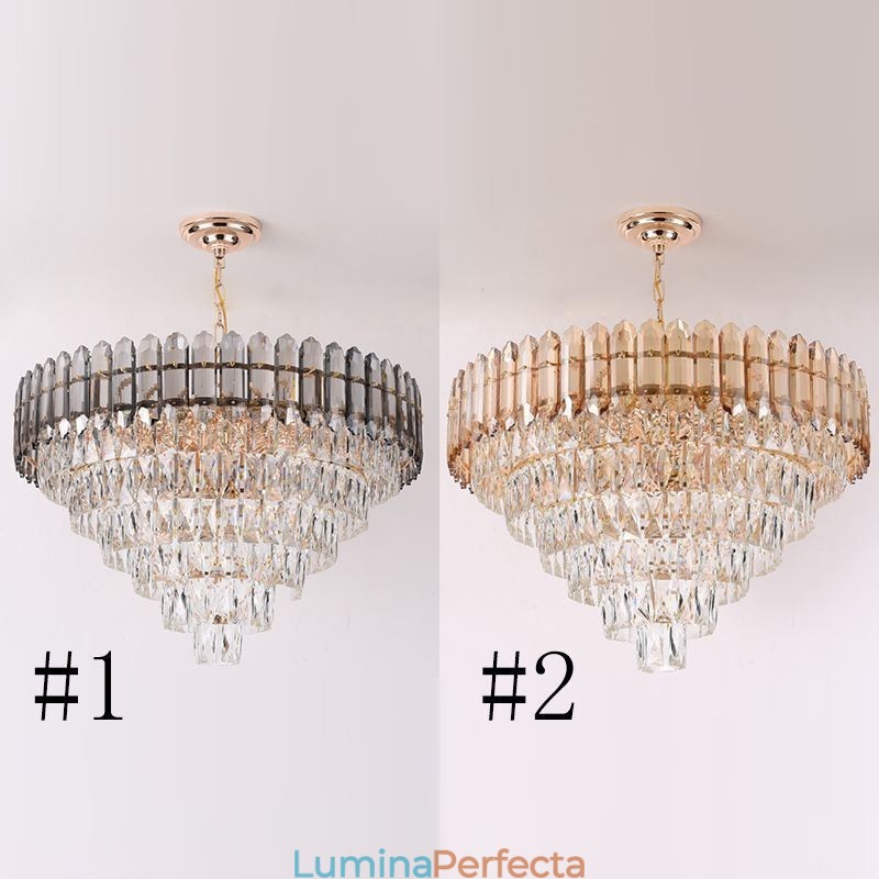 Corp de iluminat de tavan modern din cristal