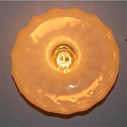 Plafoniera cu 1 cap Lotus din sticla imitatie de jad