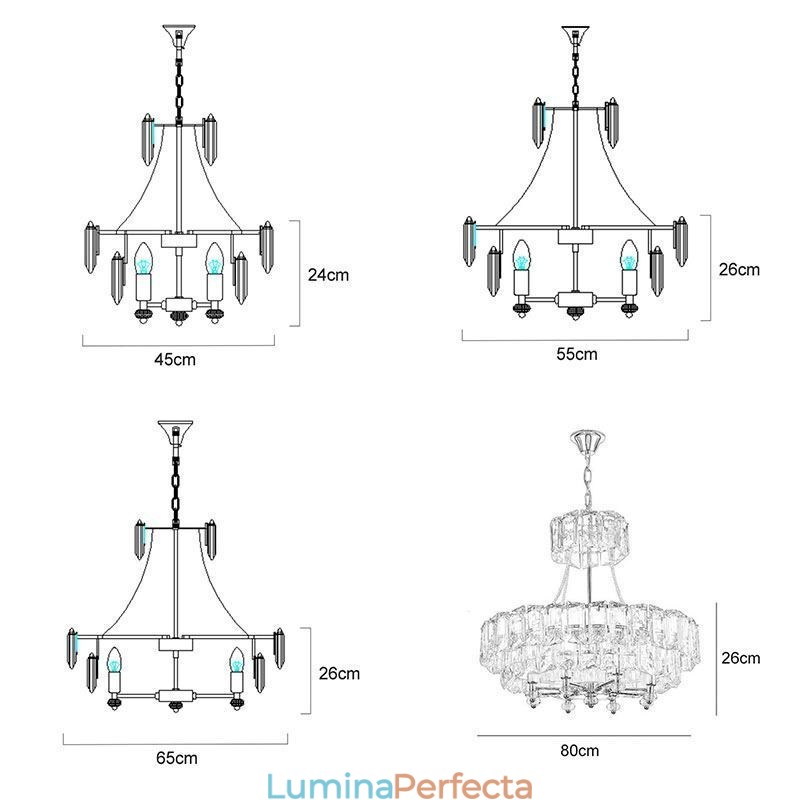 Lampă suspendată din cristal alb Plafoniere moderne Lumini suspendate