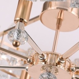 Lampă suspendată din cristal alb Plafoniere moderne Lumini suspendate