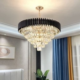 Plafoniera de lux din cristal 6 9 12 lumini