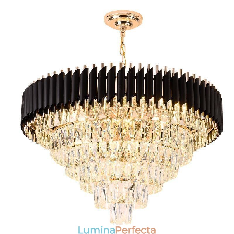 Plafoniera de lux din cristal 6 9 12 lumini