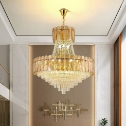 Plafoniera contemporană din cristal european