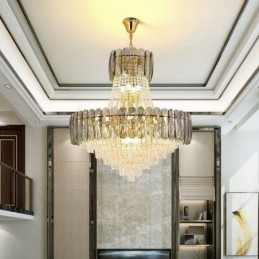Plafoniera contemporană din cristal european