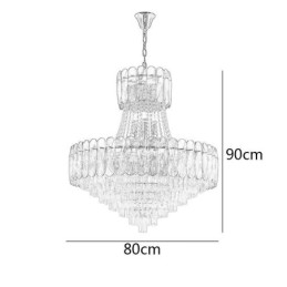 Plafoniera contemporană din cristal european