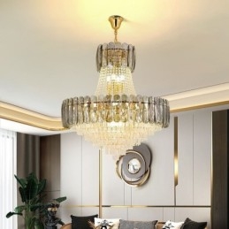 Plafoniera contemporană din cristal european