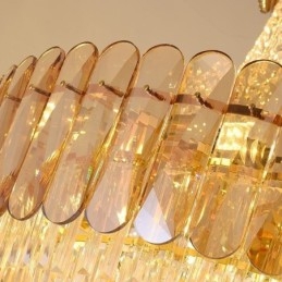 Plafoniera contemporană din cristal european
