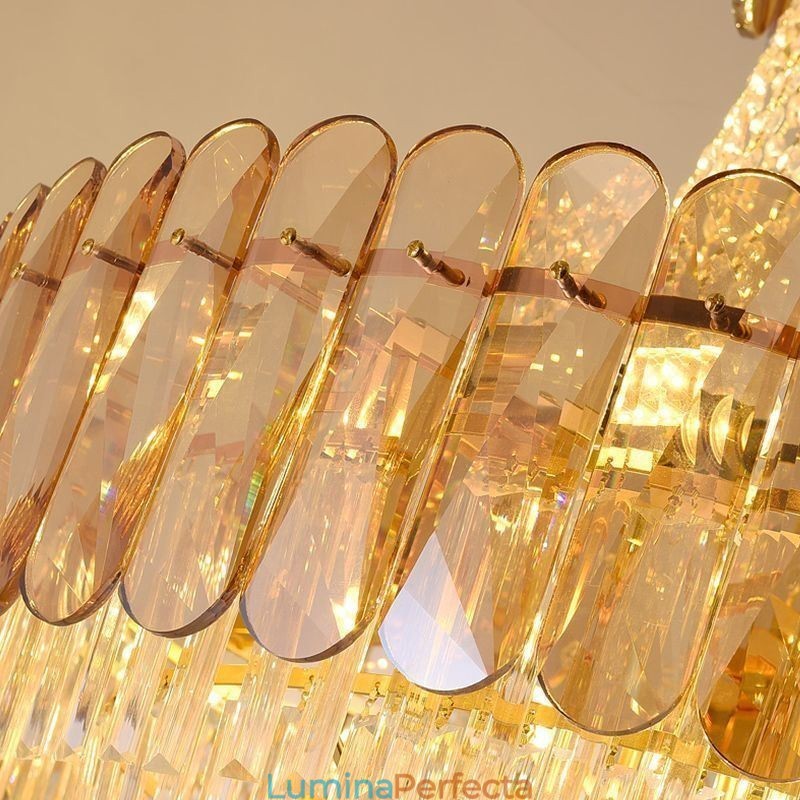 Plafoniera contemporană din cristal european