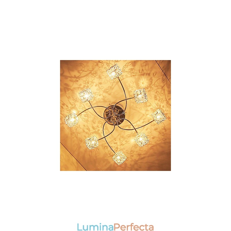 Montaj încastrat din cristal galvanizat modern și contemporan