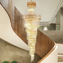 Lampă suspendată modernă de lux din cristal