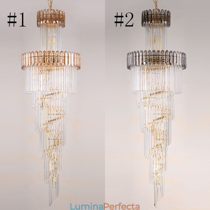 Lampă suspendată modernă de lux din cristal