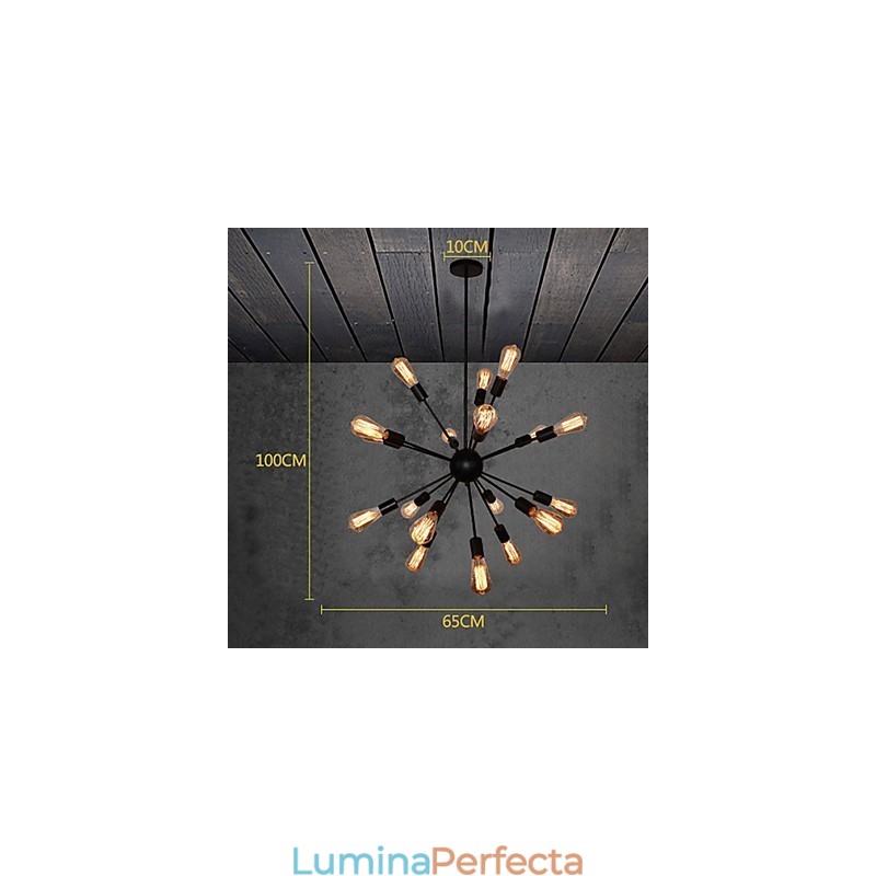 Candelabru din metal din alamă antică Country Designers