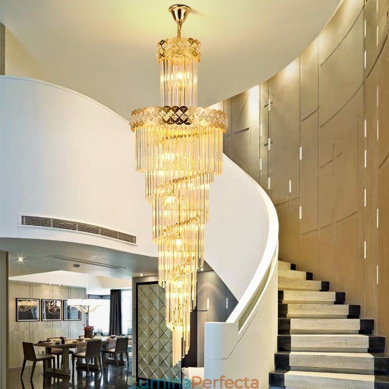 Lampă suspendată de lux Lampă suspendată mare 12 16 18 Lumini