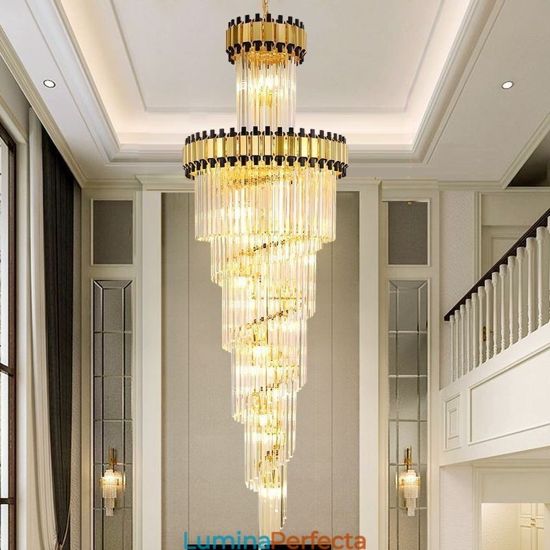 Plafoniera din cristal modern spectaculos K9